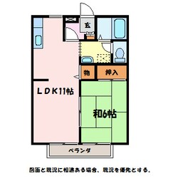 サンハイツみなみの物件間取画像